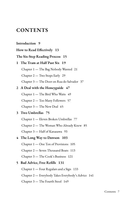 Contents and stories