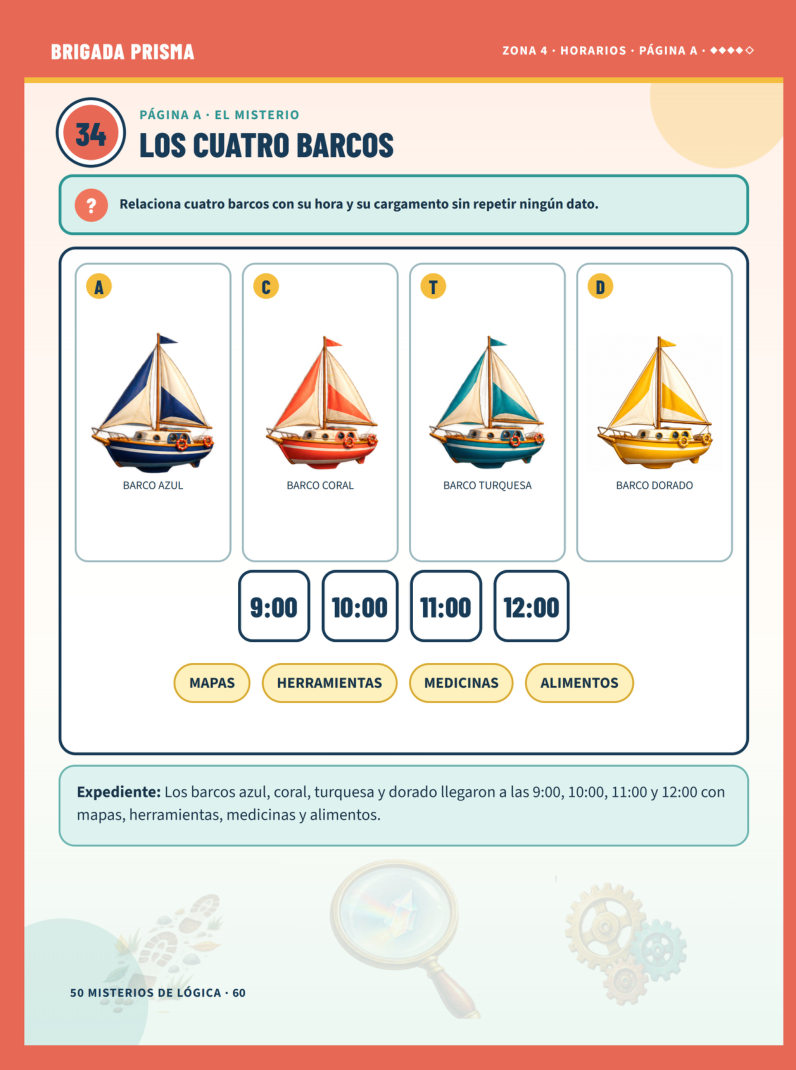 Página 60 del libro: Enigma de barcos