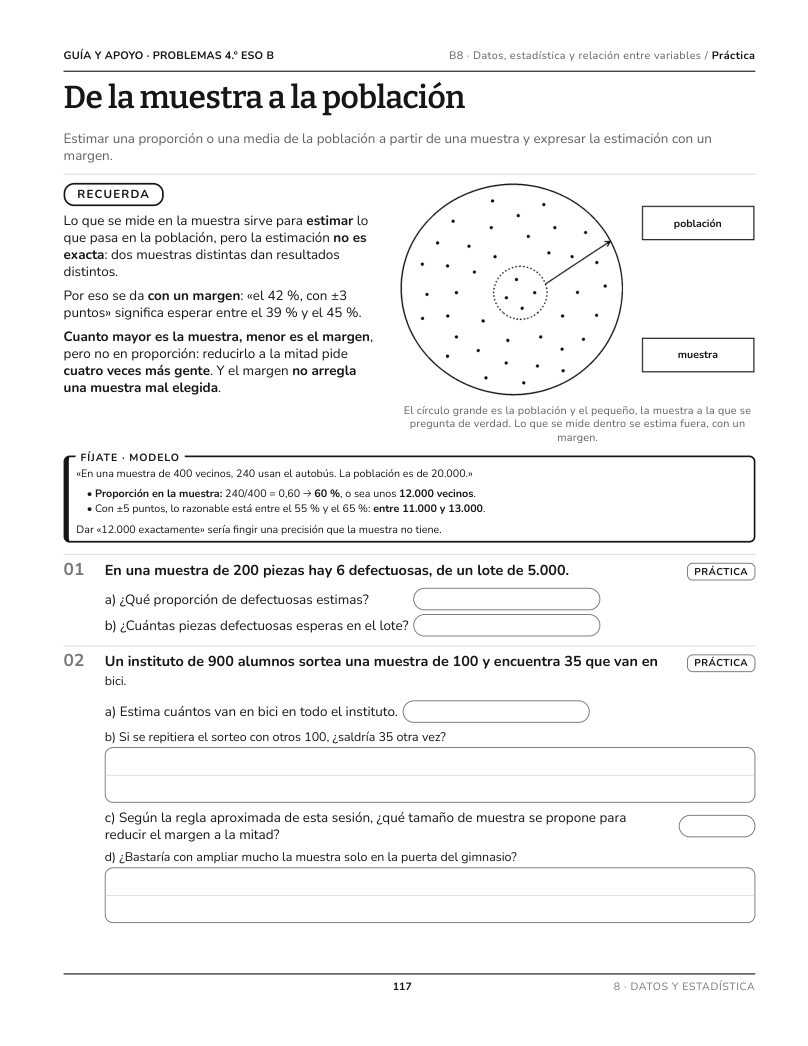 Página 117 del libro: Actividad del libro