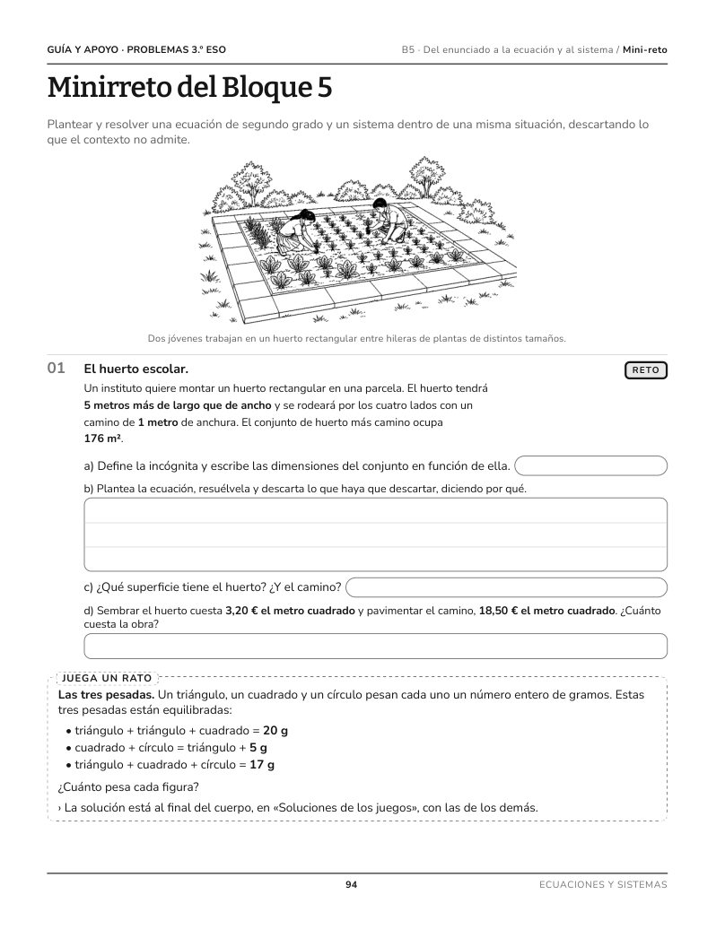 Página 94 del libro: Actividad del libro