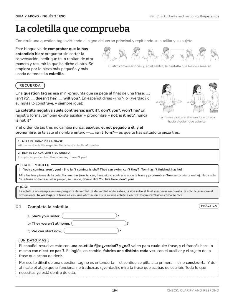 Página 194 del libro: Actividad del libro