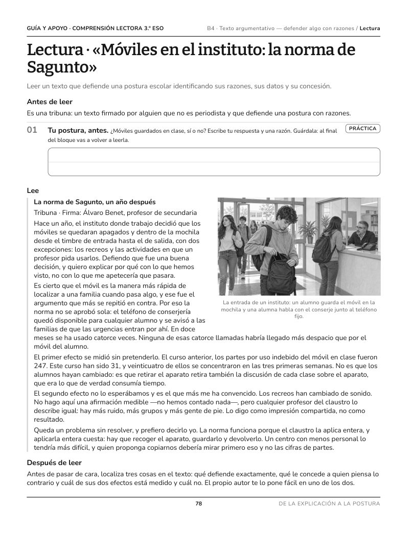 Página 78 del libro: Actividad del libro