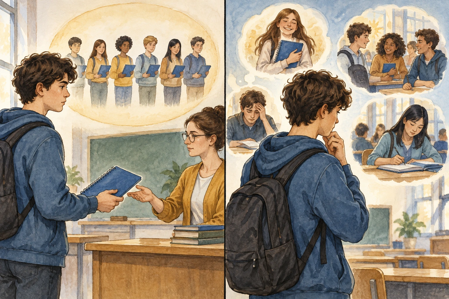 Um caderno perdido e duas formas de examinar a decisão, uma pela regra e outra pelas consequências para várias pessoas.