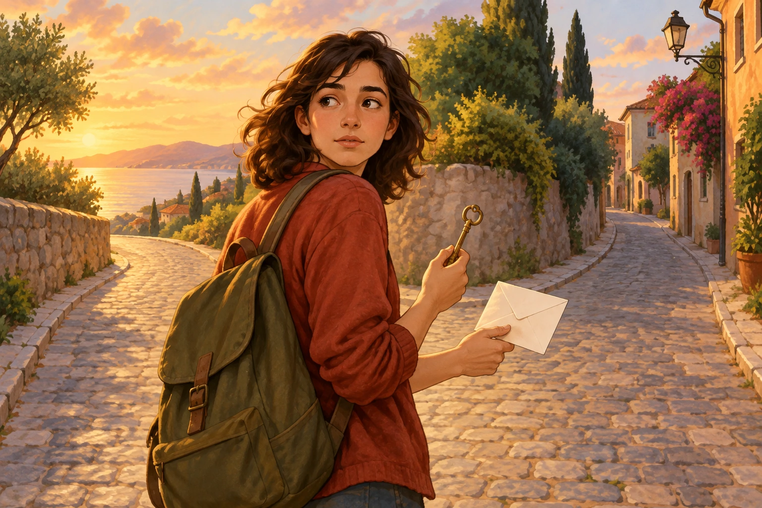 Leitor observa uma chave como imagem recorrente num poema, sem biografia do autor.