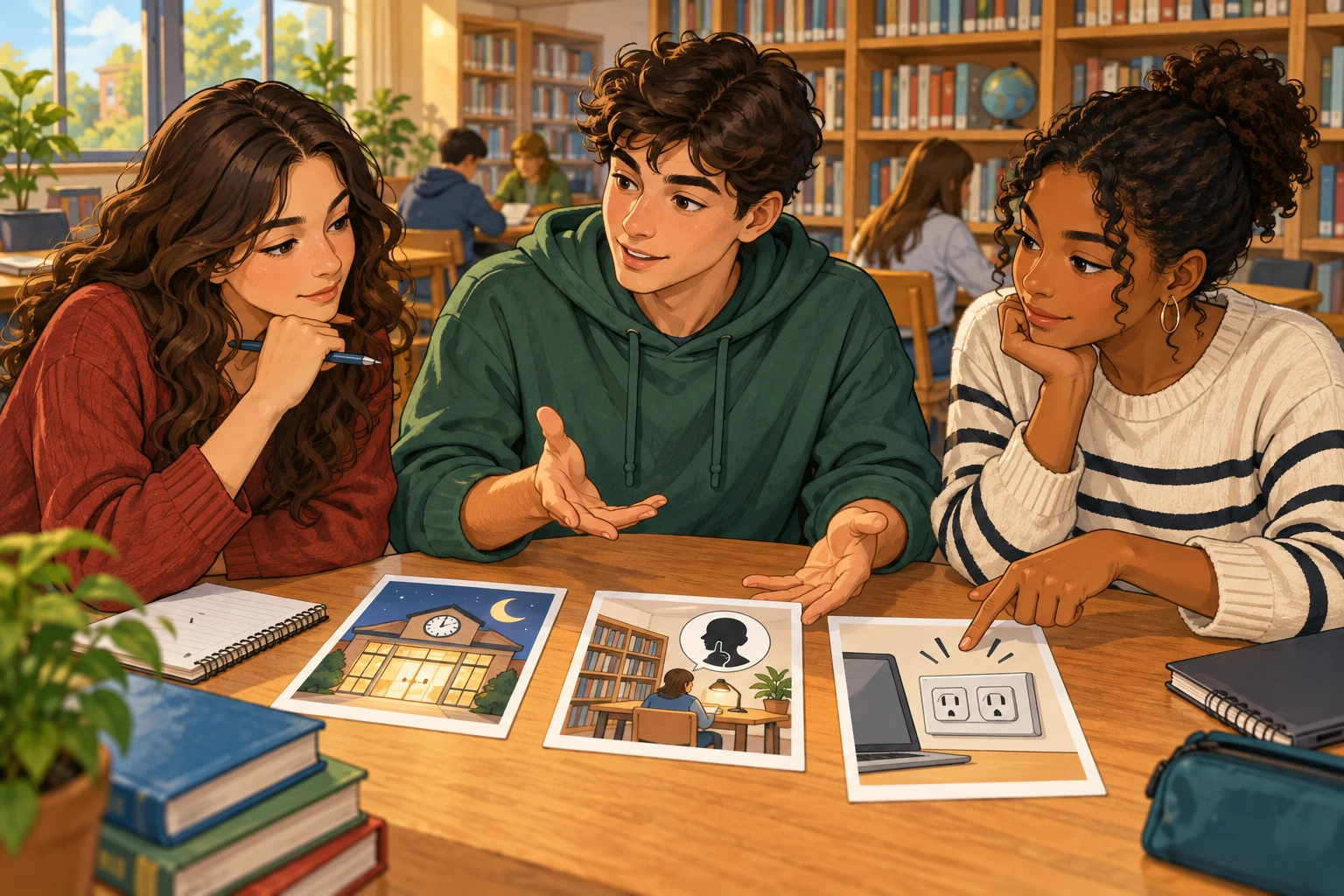 Resultados de um inquérito da biblioteca são analisados sem generalização indevida.