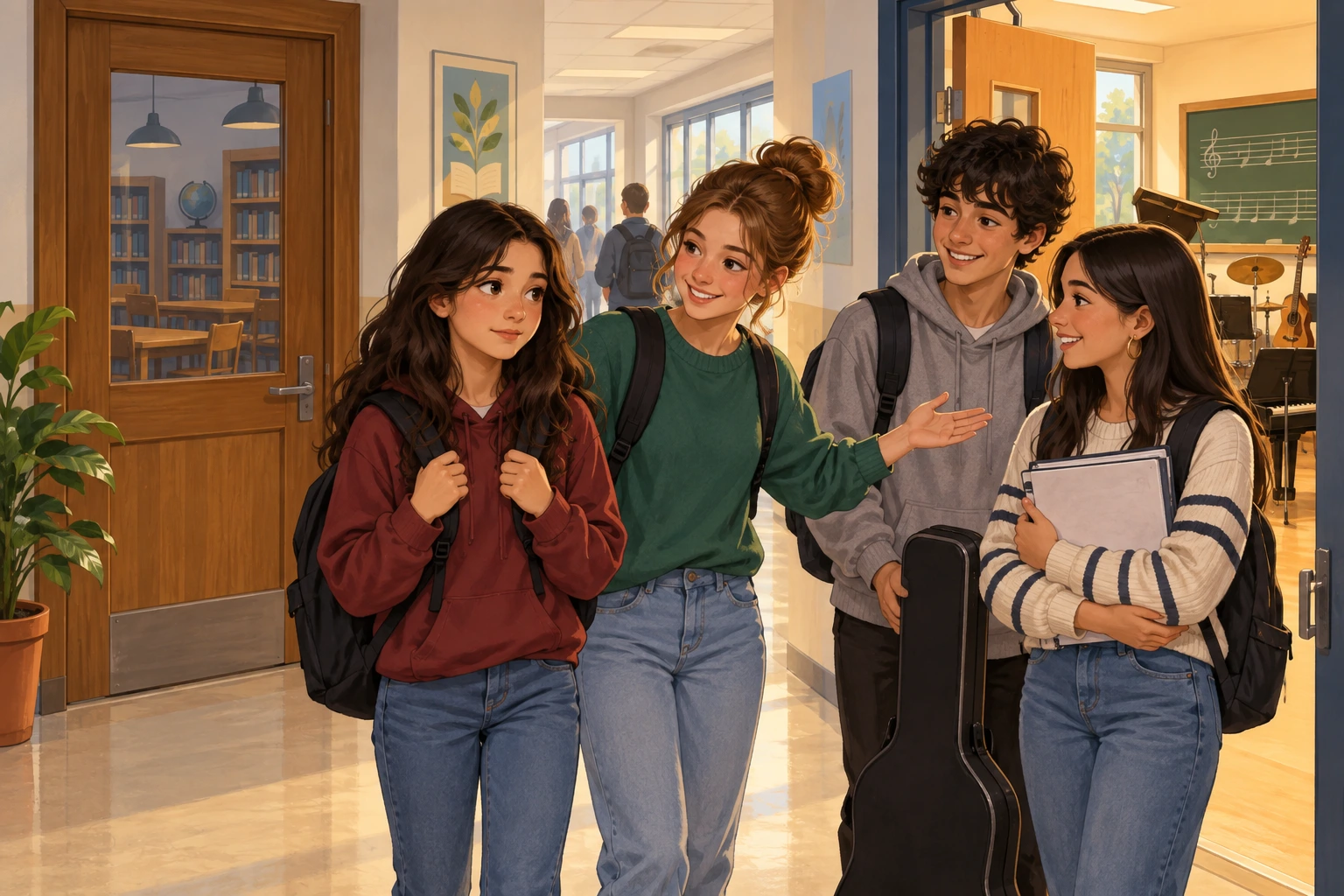 Jovem reflete sobre uma mudança de escola entre factos e sentimentos.