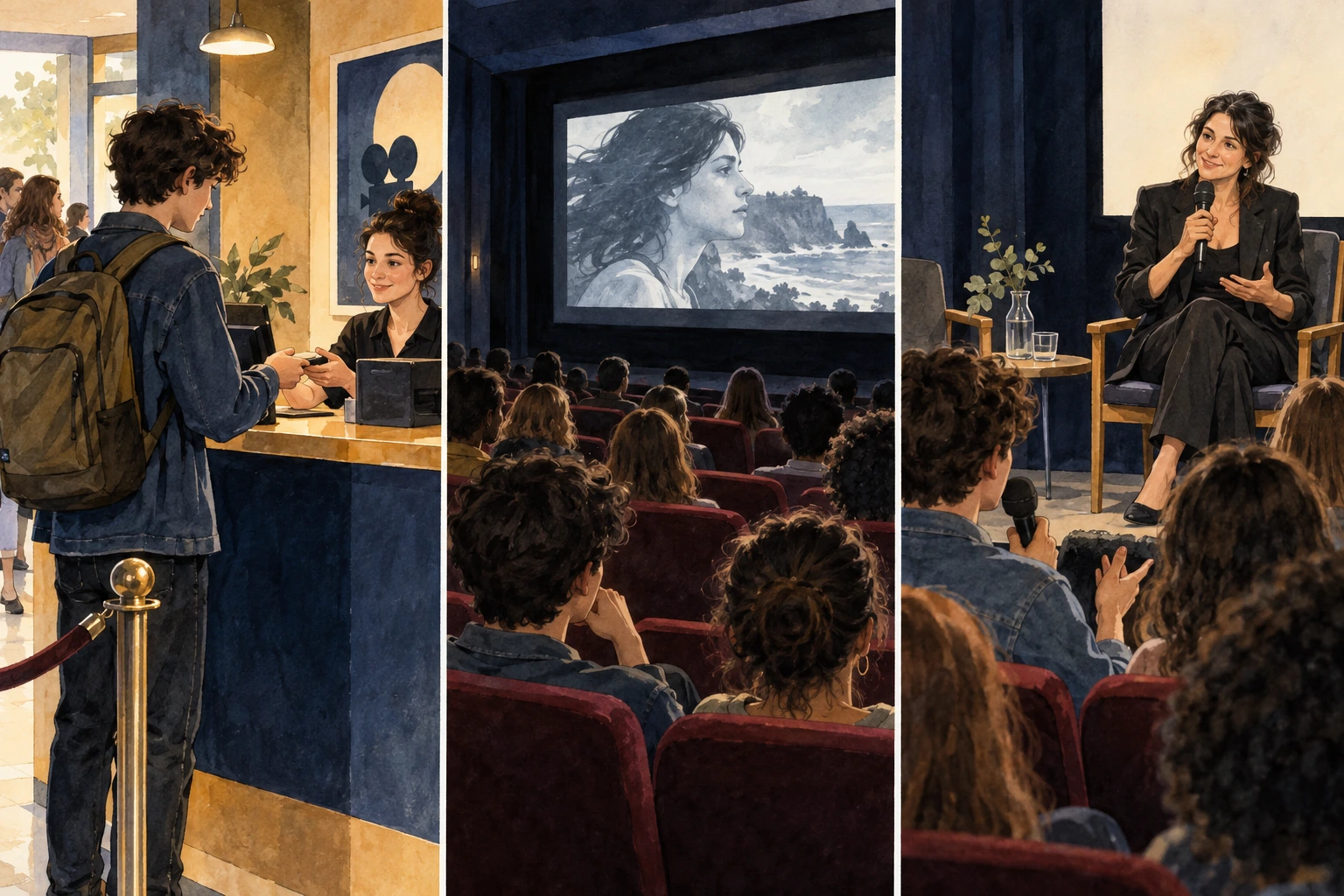 Reserva, projeção de filme e conversa com realizadora.