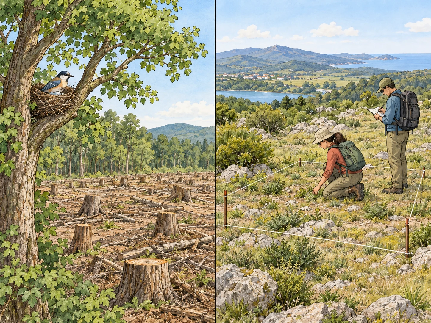 Ave ainda observada junto de árvores cortadas; investigadores procuram planta numa área regional delimitada.